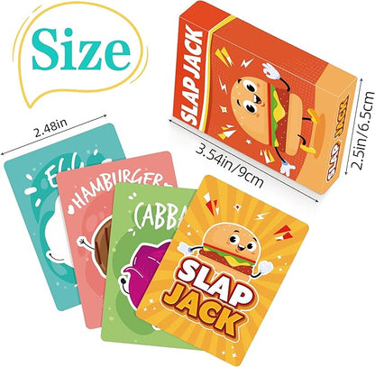Card Games for Kids Toddlers,Go Fish,Old Maid,Slap Jack and Memory Match,4 Decks in 1 Pack,Fun Educational Gard Games for Family Game Night Table Games,Great Easter Basket Stuffers and Gifts