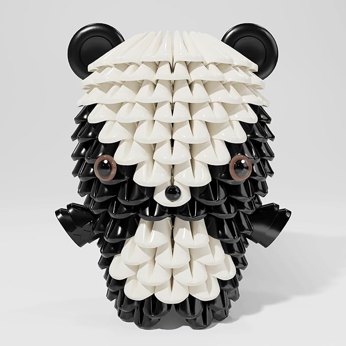 Creative Soft Building Blocks, Cute Animal kit Assembling Building Toys Gifts for Kids and 6+ Interactive Building Toy for Kids, Boys, and Girls (1105-SKUNK)