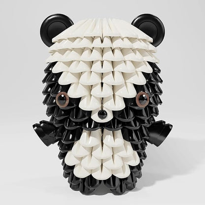 Creative Soft Building Blocks, Cute Animal kit Assembling Building Toys Gifts for Kids and 6+ Interactive Building Toy for Kids, Boys, and Girls (1105-SKUNK)