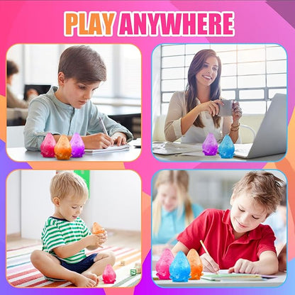 Fidget Toys Dream Squishy Drop, Stress Cube Squishies Anxiety Stress Relief, Ice Squishy Stress Cube-Drop Malt Sugar Balls, Sensory Ball for Kids with Autism (Pink, 1)