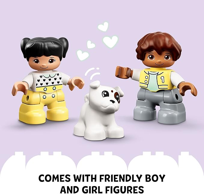 LEGO DUPLO My First Number Train Toy with Bricks for Learning Numbers, Preschool Educational Toys for 1.5-3 Year Old Toddlers, Girls & Boys, Early Development Activity Set, 10954