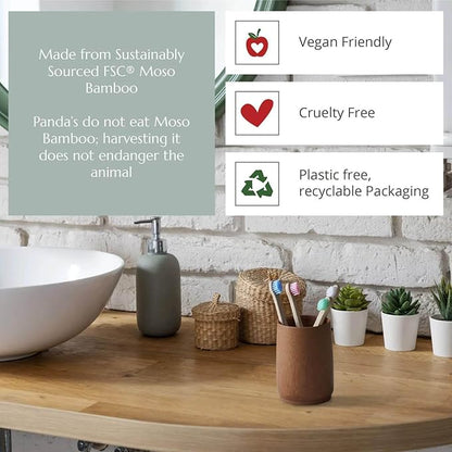 Wild & Stone Organic Baby Bamboo Toothbrushes | 4 Pack | Soft Bristles | 100% Compostable Handle | BPA Free | Vegan Baby Toothbrushes (Baby Pink)