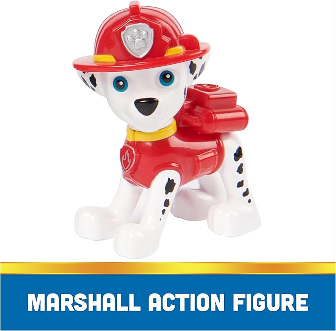 Paw Patrol, Marshall’s Firetruck, Toy Truck with Collectible Action Figure, Sustainably Minded Kids Toys for Boys & Girls Ages 3 and Up