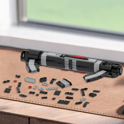 MOOXI-MOC Space Wars Third Sister Reva Lightsaber Hilt Building Set,Creative Building Blocks Kit(431pcs)