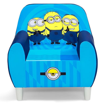 Delta Children Minions Foam Chair for Kids, Blue