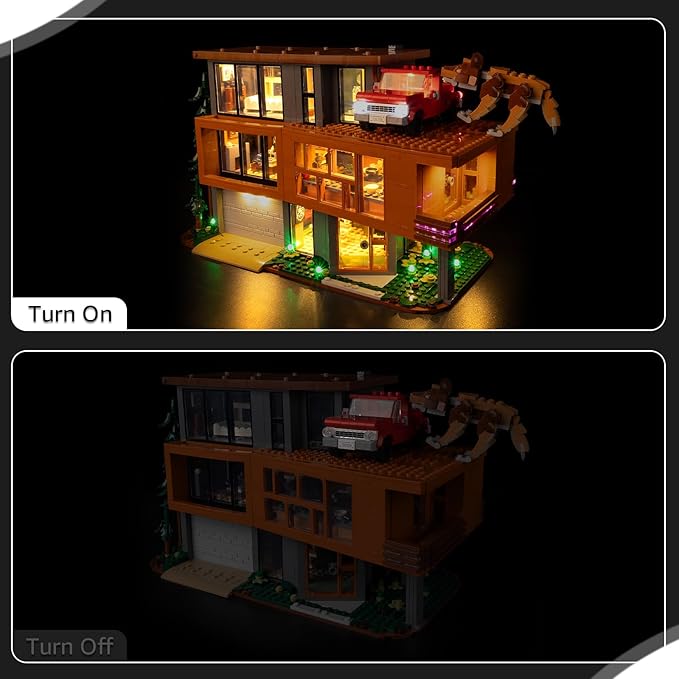 Nitemode LED Light Kit Compatible with Lego Twilight The Cullen House 21354, Upgraded Brightness Adjustable Lighting Accessories(JUST Lights)