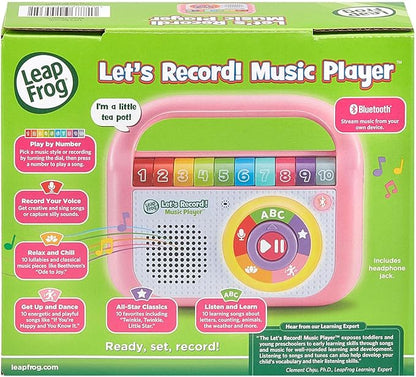 LeapFrog Let's Record! Music Player, Pink