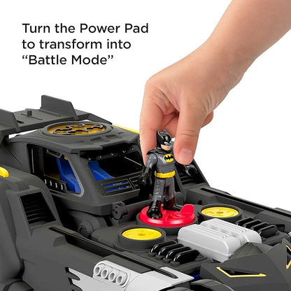 Fisher-Price Imaginext DC Super Friends Batman Transforming Batmobile Remote Control Vehicle Toy Car with Lights and Sounds, for Kids Ages 3 to 8