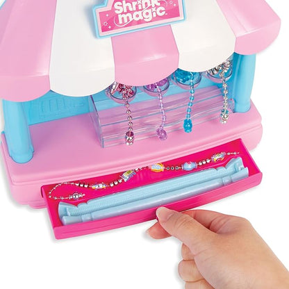 Make It Real:Shrink Magic Candy Shop Bracelet Kit - Create 20 Bracelets, Use A Hair Dryer to Shrink & Style, DIY Jewelry Kit, Girls & Kids Ages 8+