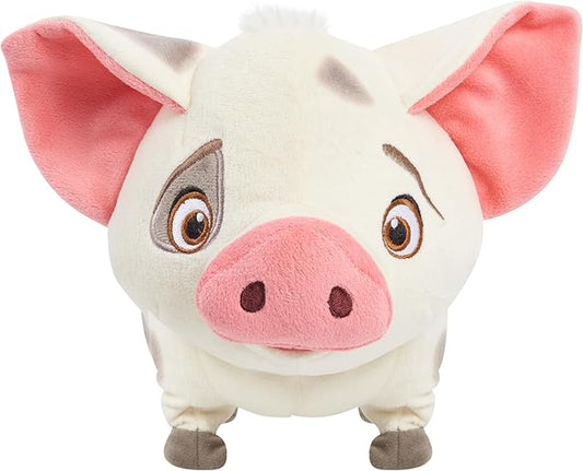 Disney Princess Moana Walk & Snort Pua Plush, Sounds, Movement, Stuffed Animal, Pig, Kids Toys for Ages 3 Up by Just Play