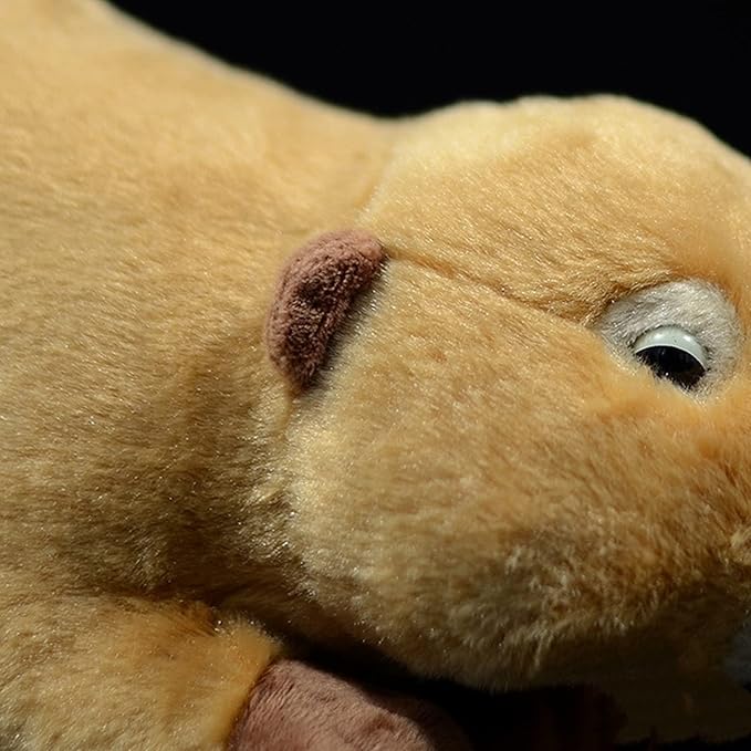 ZHONGXIN MADE Beaver Plush - Lifelike 12” Beaver Stuffed Animals Toy, Realistic Beaver Stuffed Soft Toys, Unique Plushie Toys Model Dolls Collection for Kids