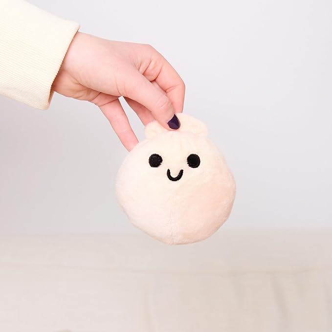 Emotional Support Dumplings by Relatable, Cuddly Stuffed Animals and Toys, Squishy Toys and Plushies, Great Gift Ideas for Loved Ones of All Ages, Includes 5 Plushies with Carrying Basket