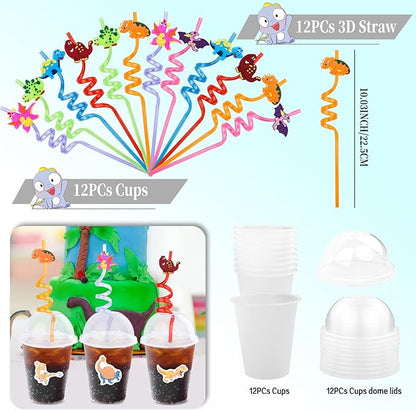 194Pcs Dinosaur party favors Dinosaur Rings for Boy Kids Party Supplies Dinosaur slap Bracelet Tattoos Keychains Dinosaur Theme Party supplies for Birthday party goodie bag Fillers