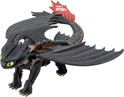 DreamWorks How to Train Your Dragon Toothless 3D Wood Puzzle & Model Figure Kit (41 Pcs) - Build & Paint Your Own 3-D Movie Toy, No Glue Required - Easter BAskt Gift for Kids, Teens & Adults, 8+