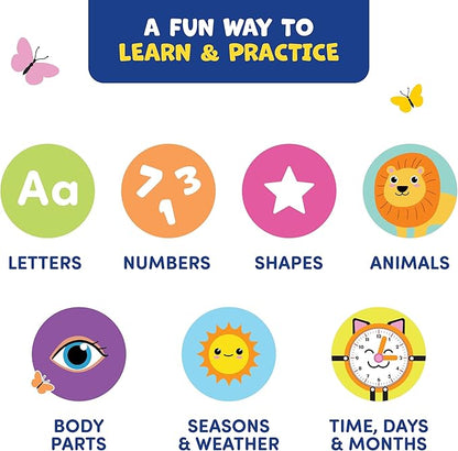 Clever Fox Play Busy Book for Toddlers 1-3 Year-Old – Baby Busy Board Book – Montessori Felt Activity Board for Learning Fine Motor Skills, Car Airplane Travel Toy – Birthday Gift for Boys Ages 1+