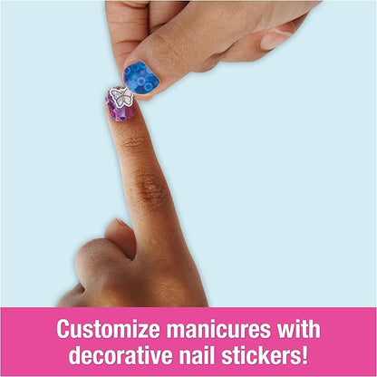 Cool Maker, GO GLAM Foil Nails Kit with 6 Shimmer Sheets & Nail Stickers for 5 DIY Manicures, Arts and Crafts Kids Toys for Girls Ages 7 and up