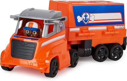 Paw Patrol, Big Truck Pup’s Zuma Transforming Toy Trucks with Collectible Action Figure, Kids Toys for Ages 3 and up