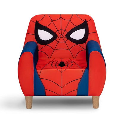 Delta Children Marvel Spider Man Foam Chair for Kids, Red