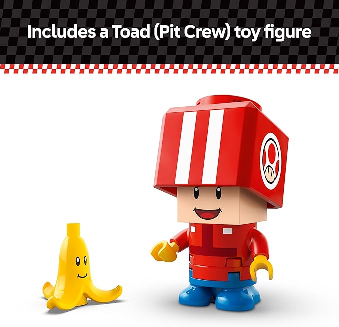 LEGO Super Mario: Mario Kart Standard Kit - Collectible Toy Building Set for Kids, Boys and Girls, Ages 7+ - Nintendo Mario Kart Toy for Fans - Gift Idea for Birthdays - 72032