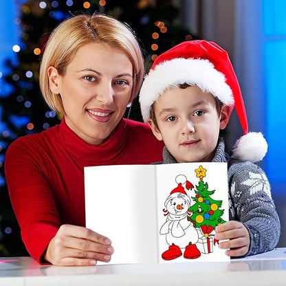 CCINEE 36pcs Christmas Coloring Books, 5" x 7" Mini Booklets Crafts for Kids Party Favors Fun Holiday Presents Classroom Christmas Games Prizes Art Gift to Boys and Girls Xmas Party Bag Fillers…