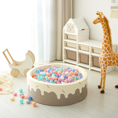 GOGOSO Shape Ball Pits Balls, Star Heart Plastic Play Balls for Toddlers Kids Children, DIY Giant Friendship Bracelet Banner