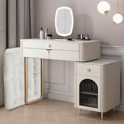 Comfy Saucer Chair, Foldable Living Room Chairs, Soft Faux Fur Lounge Chair for Bedroom, Reading Chairs for Adults, Kids, X-Large (White)