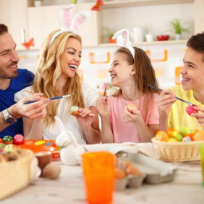 15pcs Wooden Fake Eggs, 3-Color Wooden Easter Eggs, DIY Kitchen Pretend Game Food Set, Children's Kitchen Game Toys, Home Decoration Products, Fake Eggs for Home Farm Decoration