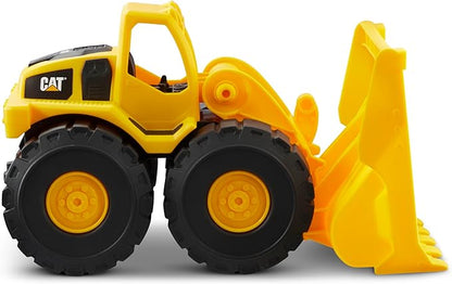 CAT Construction Toys, Construction Fleet 10" Front Loader Toy - Real Working Parts, Indoor/Outdoor, Sturdy Plastic Construction for 2+ Year Old Boys