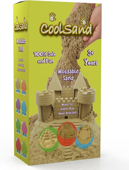 Green 2 Pound Refill Pack - Moldable Indoor Play Sand in Resealable Bag