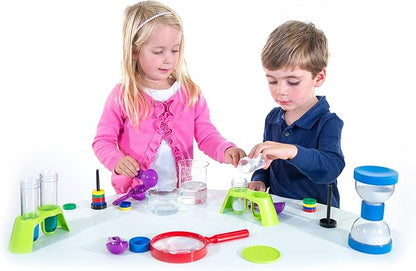 Thames & Kosmos Kids First Science Laboratory STEM Experiment Kit for Preschoolers, Young Learners Ages 3+ | Includes Durable, Colorful, Plastic Scientific Tools for a Hands-on Learning Experience
