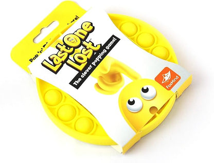 FoxMind, Last One Lost, Tactile Logic Travel Game for Kids, Family, and Friends - Yellow