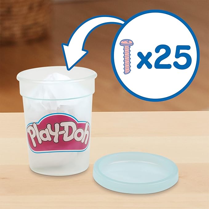 Play-Doh Kitchen Creations Sweet Snacks Food Truck Toy Playset for Kids, 12 Modeling Compound Cans, for 3 Year Old Girls & Boys & Up (Amazon Exclusive)