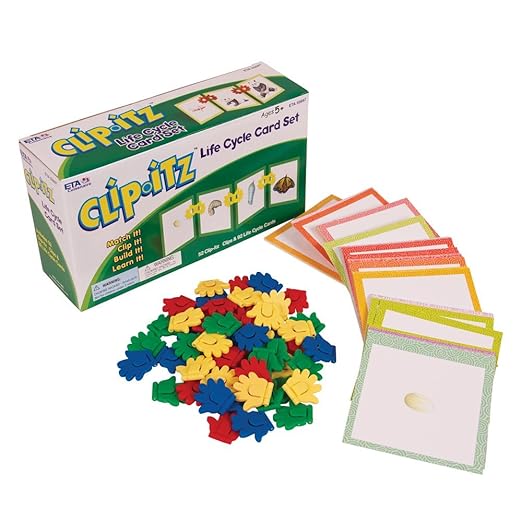 hand2mind Clip-itz Life Cycle Card Set