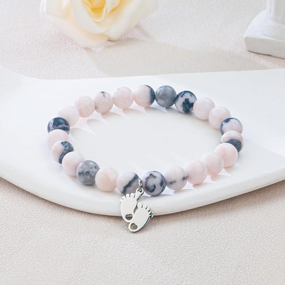 Sereney Mothers Day Gifts for Mom Grandma Daughter 1st New Mom Sister Step Mother Wife Girlfriend Best Friends, Pearl Bracelet as Graduation Gift for Her, Beaded Bracelets as Birthday Gifts for Women