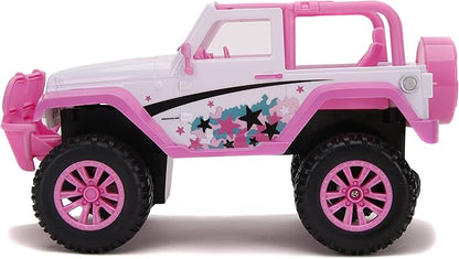 JADA Toys - Girlmazing 1:16 Scale RC Jeep, Exclusive Star Deco Small