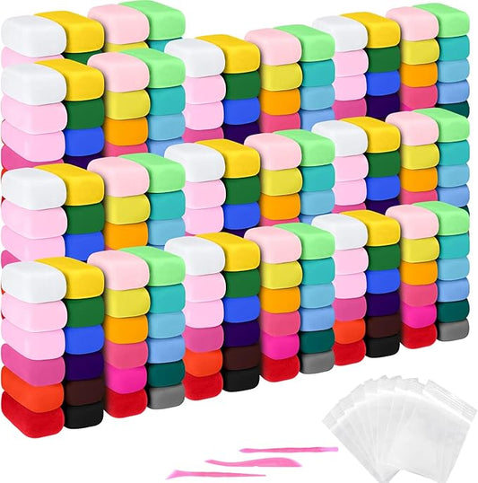 Poen Air Dry Clay Kit Multi Colors Ultra Light Modeling Clay for Kids DIY Safe Soft Clay with Sculpting Tool Back to School Gift for Kids Adults Artists Art Crafts(240 Pcs)