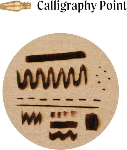 Walnut Hollow Creative Versa Tool with Variable Temperature Control for Woodburning, 11 Points (Tips), Original Version, Basic Pack