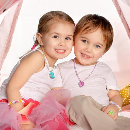 Toddler Girls Jewelry for 3 Year Old, Kids Play Jewelry Set for Little Girl Age 4-6, Children Dress Up Necklaces Childs Rings Bracelets for Toddlers Princess Ages 3+ 3-5 4 5 6 7 Years