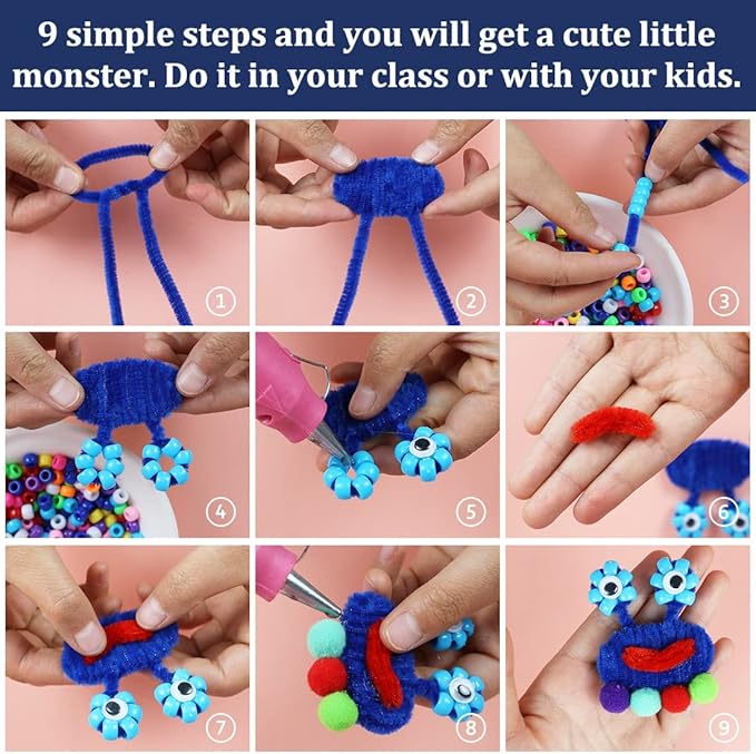 Pipe Cleaners, Pipe Cleaners Craft, Arts and Crafts, Crafts, Craft Supplies, Art Supplies (1000 Dark Green Pipe Cleaners)…