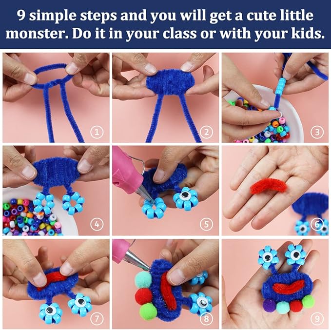 Pipe Cleaners, Pipe Cleaners Craft, Arts and Crafts, Crafts, Craft Supplies, Art Supplies (1000 Brown Pipe Cleaners)…