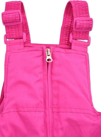 Arctic Quest Little Girls Bib Snow Pants and Ski Jacket Water-Resistant Snowsuit For Kids Winter Jacket For Girls