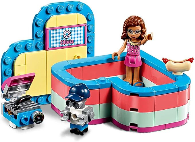 LEGO® -Friends Olivia's Summer Heart Box Toy for Girls and Boys from 6 Years and Above, 93 Pieces 41387