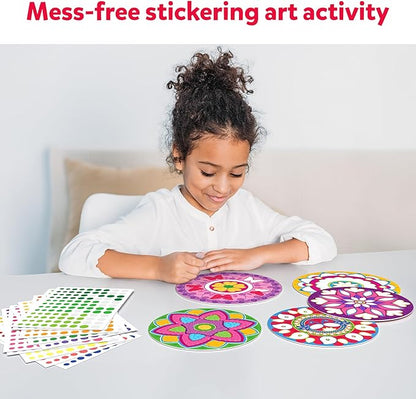 Skillmatics Art Activity - Dot It Mandala Art, No Mess Sticker Art for Kids, DIY Craft Kits, Scrapbooking, Gifts for Toddlers, Girls & Boys Ages 3, 4, 5, 6, 7