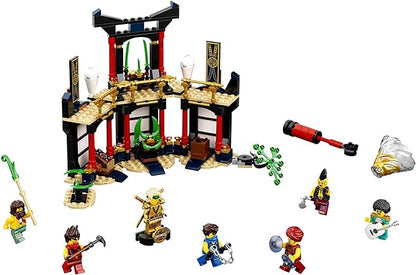 LEGO NINJAGO Legacy Tournament of Elements 71735 Temple Toy Building Set Featuring Ninja Minifigures, New 2021 (283 Pieces)