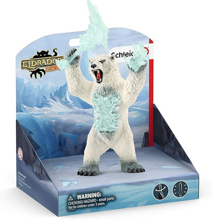 Schleich Eldrador, Eldrador Creatures, Action Figures for Boys and Girls 7-12 years old, Blizzard Bear with Weapon