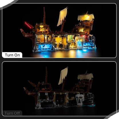 Nitemode Light Kit Compatible with Lego 21363 The Goonies,Upgraded Brightness Adjustable Lighting Accessories(JUST Lights)