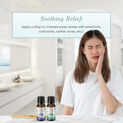 OraWellness Healthy Mouth Blend Organic Toothpaste & Mouthwash Alternative Tooth Oil, Natural Mouth Rinse for Healthy Teeth & Gums for Women, Men and Kids, Pack of 1