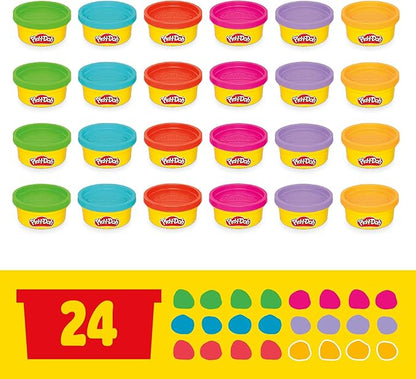 Play-Doh Party Favor Pack, Bulk 24 Pack of Modeling Compound with Cutters, Non-Candy Treat Bag Fillers, Giveaways & Prize Toys for Kids 3 Years & Up (Amazon Exclusive)