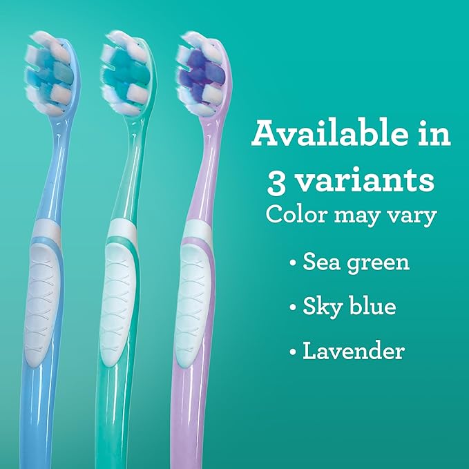 GuruNanda Butter on Gums Xtra Clean Toothbrush with Brush Cap, Soft Bristles for Sensitive Gums, Soft Toothbrush for Kids & Adults, 1ct