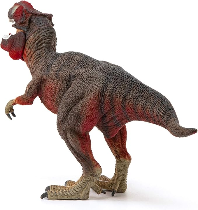 Schleich Dinosaurs Tyrannosaurus Rex - King of the Dinosaurs Tyrannosaurus Rex Toy with TRex Chomping Action Jaw, Dino World Action Figure for Boys and Girls, Gift Ready, Ages 4+